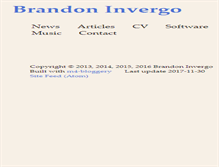 Tablet Screenshot of brandon.invergo.net